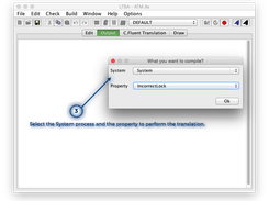 Selecting System model and property to translate.