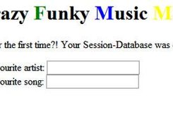 First login - cffmm creates a session database