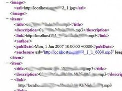 cffmm exports an rss-feed (here in firefox)