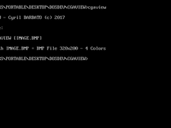 CGAVIEW - CGA BMP VIEWER FOR (FREE) DOS Screenshot 1