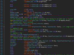 C++ generic open address hash map Screenshot 1