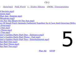 Notice mp3s are sorted alphabetically, not in original/correct order.  Use prefixes like 01, 02 etc