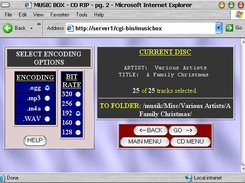 CD Ripping Page 2 in Internet Explorer