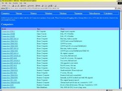 Picture of custom web page using cgi-db from zimmers.net