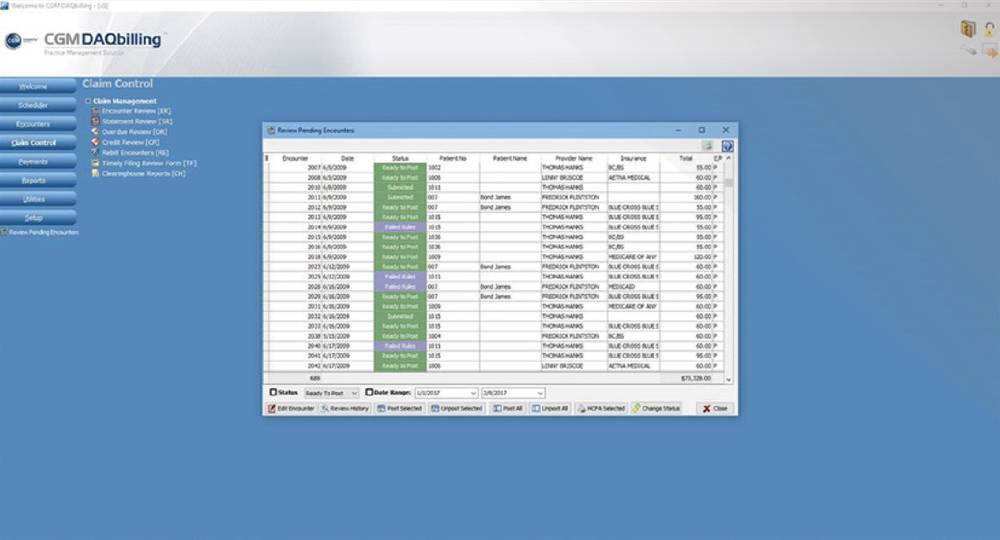 CGM DAQbilling Screenshot 1