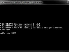 Cgminer Screenshot 1