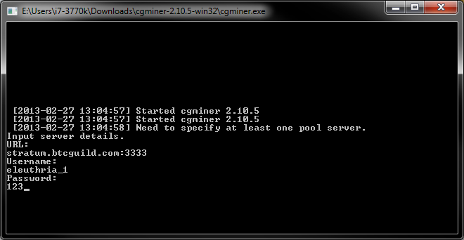 CgMiner with Awesome Miner CgMiner with Awesome Miner