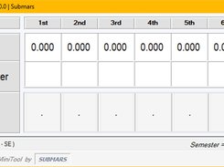 CGPA Assistant - Minitool Screenshot 1