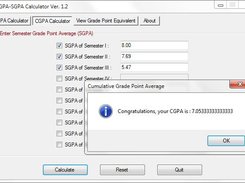 Calculating CGPA