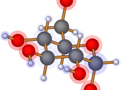 Charges in glucose