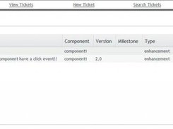 View ticket form, showing tickets from trac database