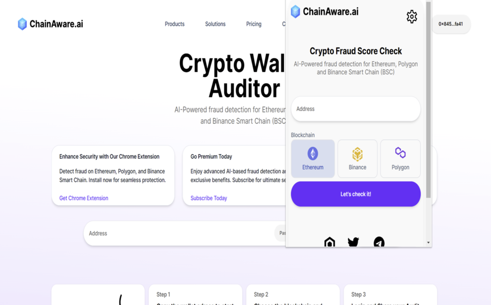 ChainAware.ai Screenshot 1