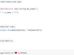 ChaiScript Screenshot 1