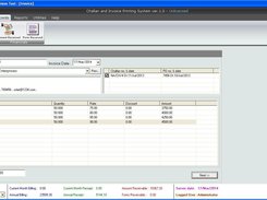 Challan and Invoice Printing System Screenshot 1