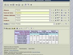 Viewer Page - Pivot table projection with some filters