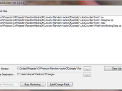CPB tracking the changed files as I am working on the project