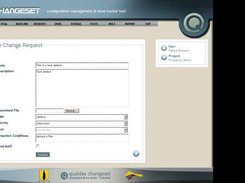 Create Change Request Screen