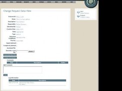 View Change Request Screen