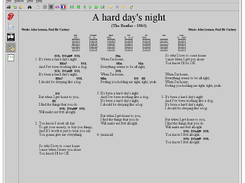 Song display