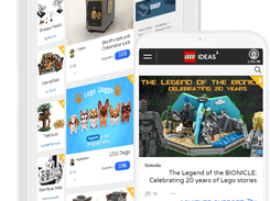 Hosts one of the world's largest brand communities, LEGO Ideas