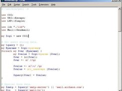 Perl syntax highlighting