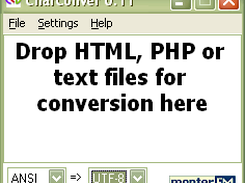 ČharCönvěr - character set converter Screenshot 1