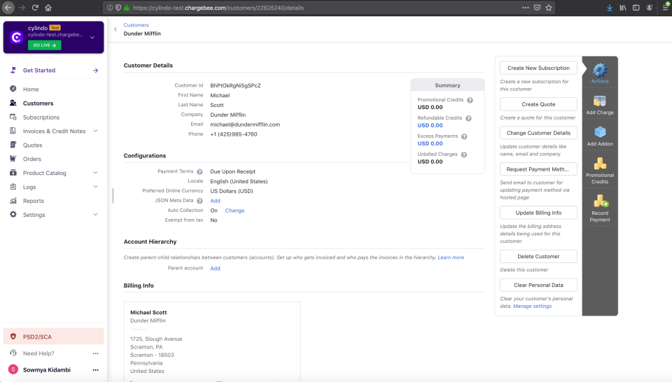 Customer Profile