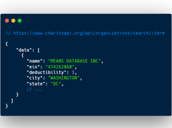 CharityAPI.org Screenshot 2