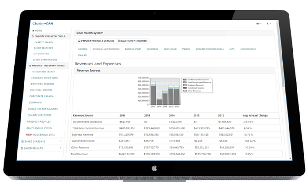 CharityCAN Screenshot 1