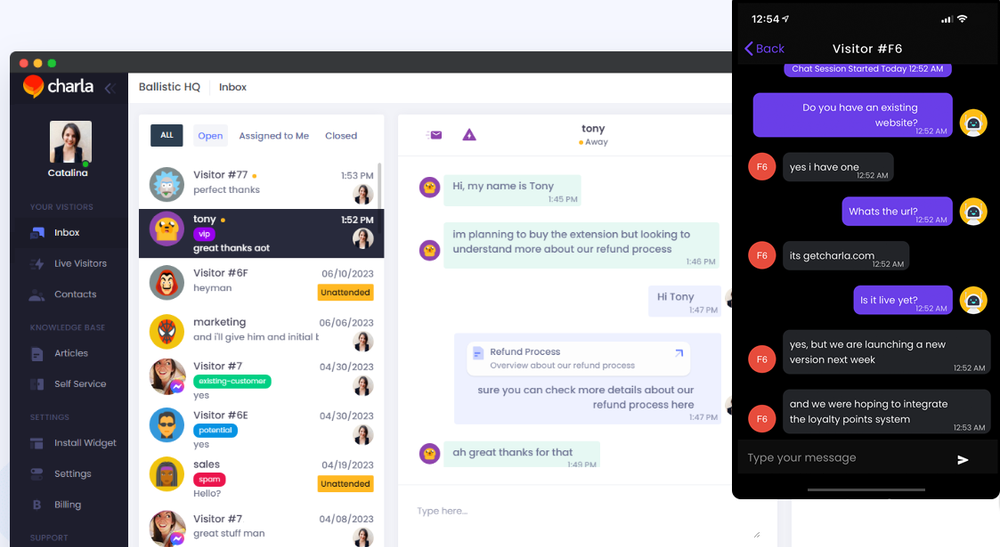 Charla Screenshot 1
