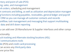 ASPEN Business Management System Screenshot 1