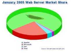 Transparent pie chart