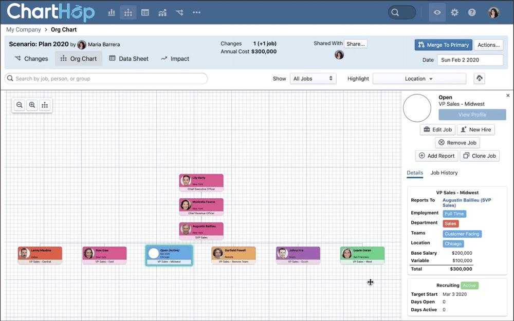 ChartHop Screenshot 1