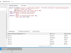 SQL Mode Chart Creator