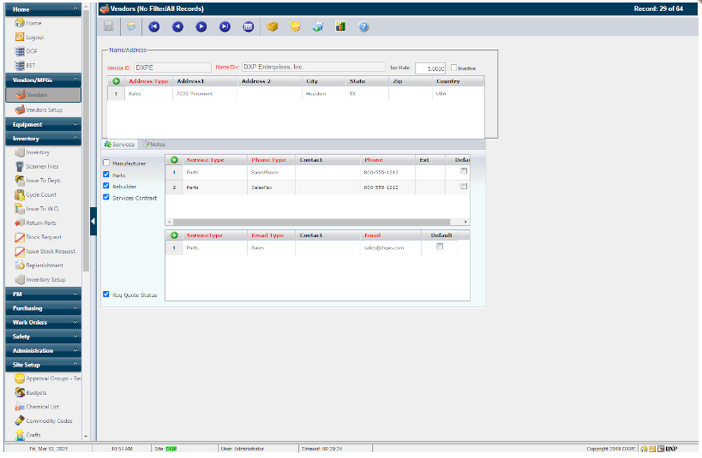 Chase CMMS Screenshot 1