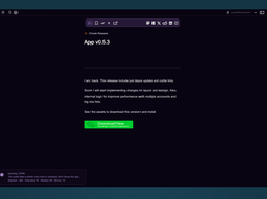 Reading entry in dark mode