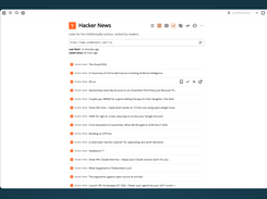 Feed index in compact view