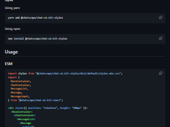 Chat UI Kit React Screenshot 1