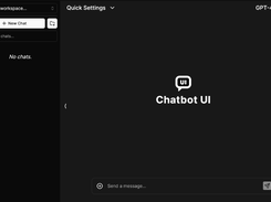 Chatbot UI Screenshot 1