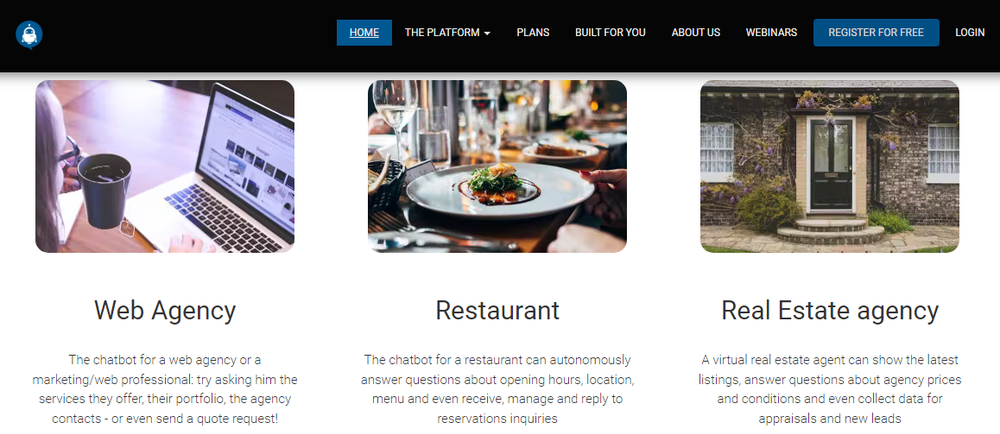 ChatbotsBuilder Screenshot 1