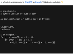 ChatGPT API Screenshot 1