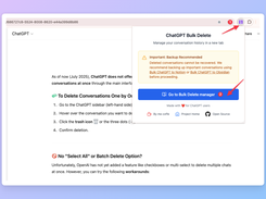1. open chatgpt bulk delete