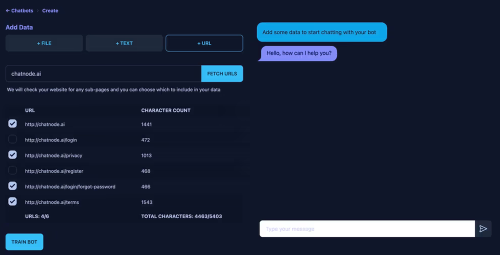 ChatNode Screenshot 1