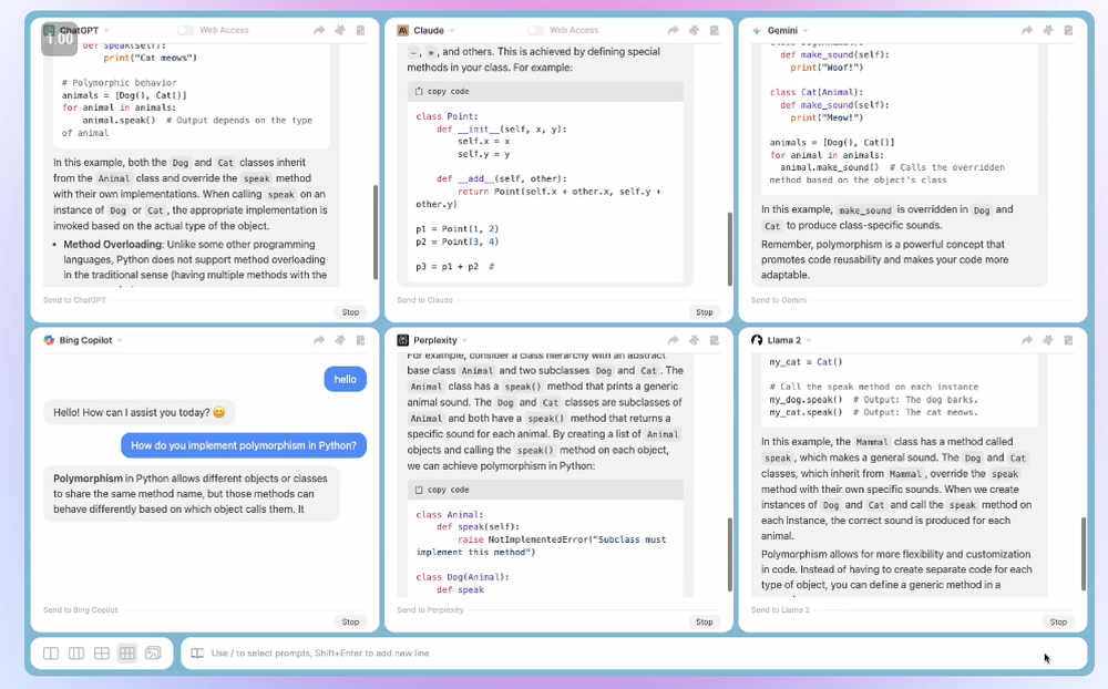 ChatPlayground Screenshot 1