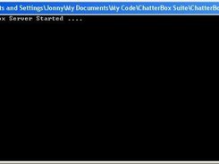 ChatterBox Server main window.