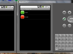 Online Friend Indicate Greeen - Offline Friend indicate Red