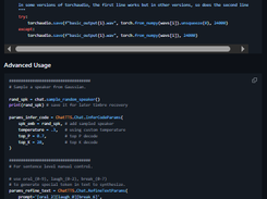 ChatTTS Screenshot 1