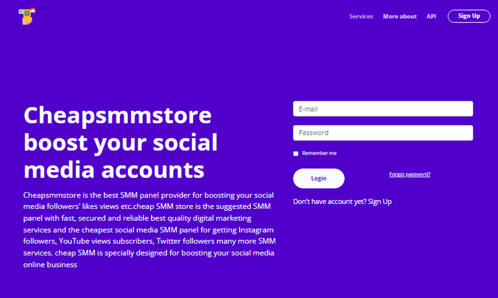 Cheapsmmstore Screenshot 1