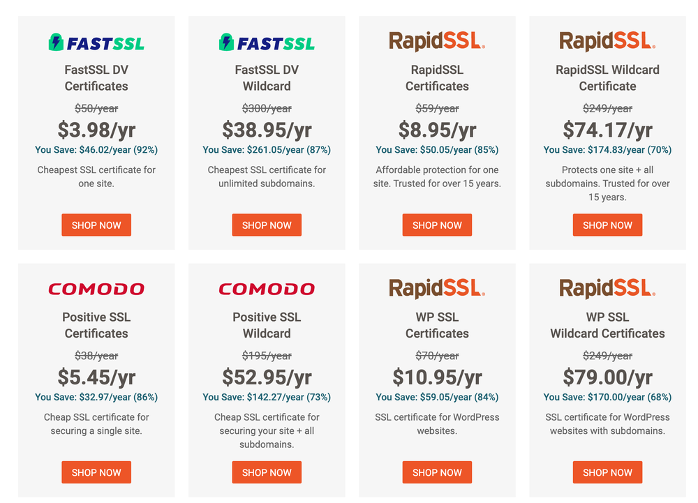 CheapSSLsecurity Screenshot 1