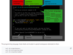 cheat.sh Screenshot 1
